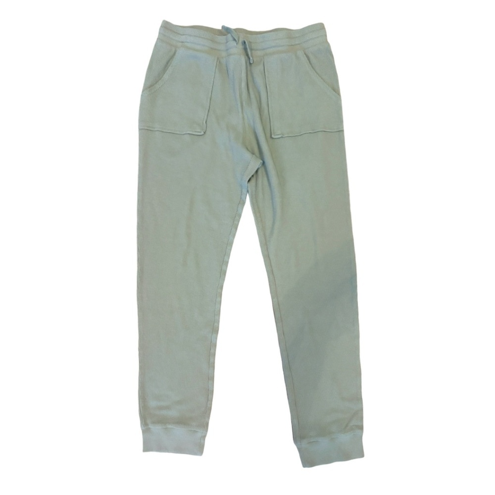 Thereabouts Girls Plus Jogger Pants XL 18.5 Green Ribbed Knit Lounge